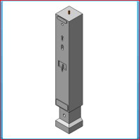 Dollies 14x14x100cm bolt M12