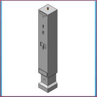 Dollies 14x14x120cm bolt M12
