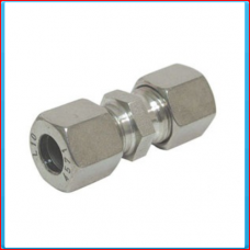 Compression fitting straight 20mm SS PN420