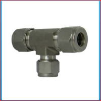 Compression union T-fiting 12mm SS