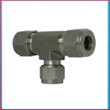 Compression union T-fiting 12mm SS