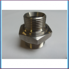 Nipple 1 "SS303 for 1" hose BSP SS