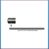 Normatic pre-machined 12mm SS tube L = 250cm
