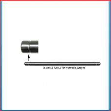 Normatic pre-machined 12mm SS tube L = 125cm