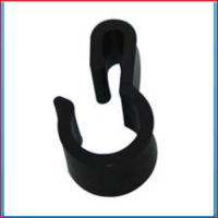 Plastic hanger for 12mm tubing black