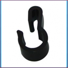Plastic hanger for 12mm tubing black