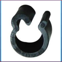 Plastic hanger for 10mm tubing black