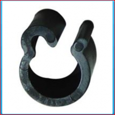 Plastic hanger for 10mm tubing black