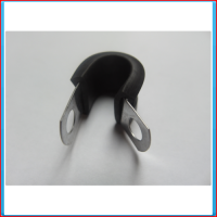 Clamp with rubber profile 20mm