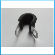 Clamp with rubber profile 20mm