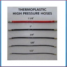 1/2 "HP hose Ø18.6X13 mm length 1 meter w SS fem. Socket on both ends