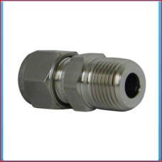 Compression 1/2 "male NPT connector for 12 mm tube SS