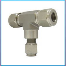 Compression T-fitting 12 mm tube to 10 mm SS tube