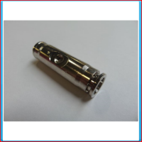 Normatic fitting for 1 nozzle 10mm UNC10-24 brass nickel plated
