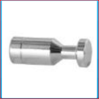 End plug 10mm brass nickel plated