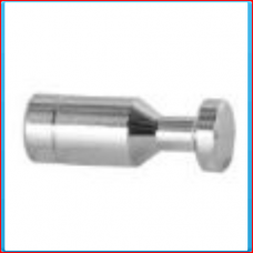 End plug 10mm brass nickel plated