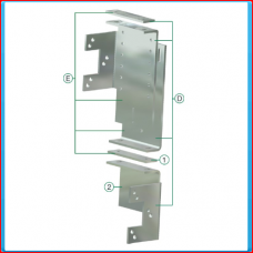 Mounting plate RSD105EH340-495, no bolts