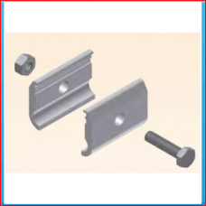 Ridgeclamp Alcoa + Bolt M6x25 / Nut M6