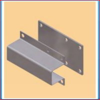 Omega clamping bracket 50x50L100 galv