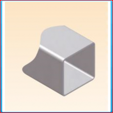 Tube square 50x50x2L6400 galv.