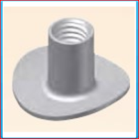 Flange nut M6x19x12 gvz