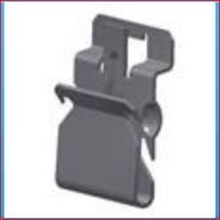 Gurder clamp 40x30mm galv.