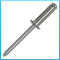 Gesipa rivet 6 x 10mm Alu / Steel, 250 / box