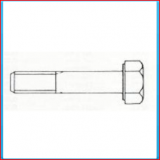 Bolt M12x80mm, gvz, DIN931, 8.8, partial thread