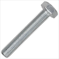 Bolt M16x60mm, gvz, DIN931, 8.8, partial thread