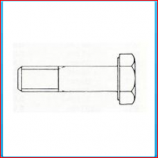 Bolt M16x70mm, gvz, DIN931, 8.8, partial thread