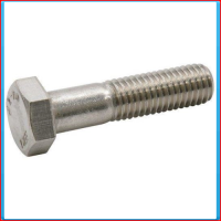 Bolt M20x160mm, gvz, DIN931, 8.8, partial thread