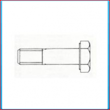 Bolt M24x100mm, gvz, DIN931, 8.8, partial thread