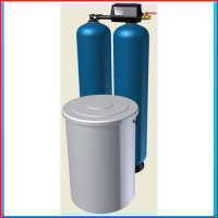 Water softener B420DV with resin max 4000ltr