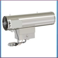 Ermaf hot air blower ERA33 natural gas <br><br> Capacity 33 kW <br> Air displacement 1700 m³ / h <br> Gas consumption Natural gas H 3,5 m³ / h <br> Gas pressure Natural gas H 20-25 mbar <br> Gas connection 1/2 "" <br> Electrical connection 230 V