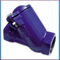 Non return ball valve fem 2 "10bar, ball alu with rubber