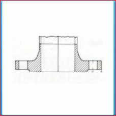 Weld flange ND 6 Nw 80 / 88,9