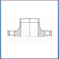 Weld flange ND 10 Nw400 / 406