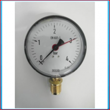 Manometer 100mm 0-4 bar 1/2 "under