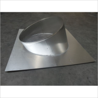 Roofconnector aluminium ø204mm