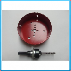 Hole saw Ø 127 mm w holder