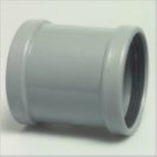 PVC repair socket / sleeve SN4 110mm (2xRS) without center stop