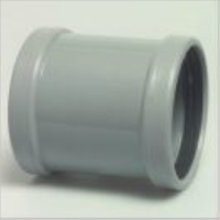 PVC repair socket / sleeve SN4 125mm (2xRS) without center stop