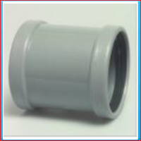 PVC repair socket / sleeve SN4 500mm (2xRS) without center stop