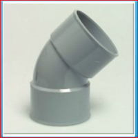 PVC elbow SN2 110mm 45 ° (2xGS) <br>