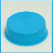 PVC endcap 160mm blue