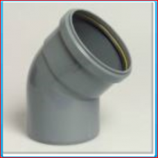 PVC elbow SN4 160mm 45 ° (RSxS) <br>
