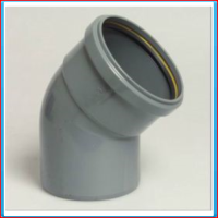 PVC elbow SN4 400mm 45 ° (RSxS) <br>