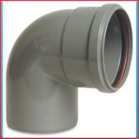 PVC elbow SN4 125mm 90 ° (RSxS) <br>