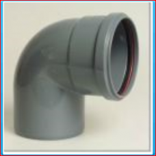 PVC elbow SN4 500mm 90 ° (RSxS)