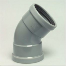 PVC elbow SN4 400mm 45 ° (2xRS) <br>